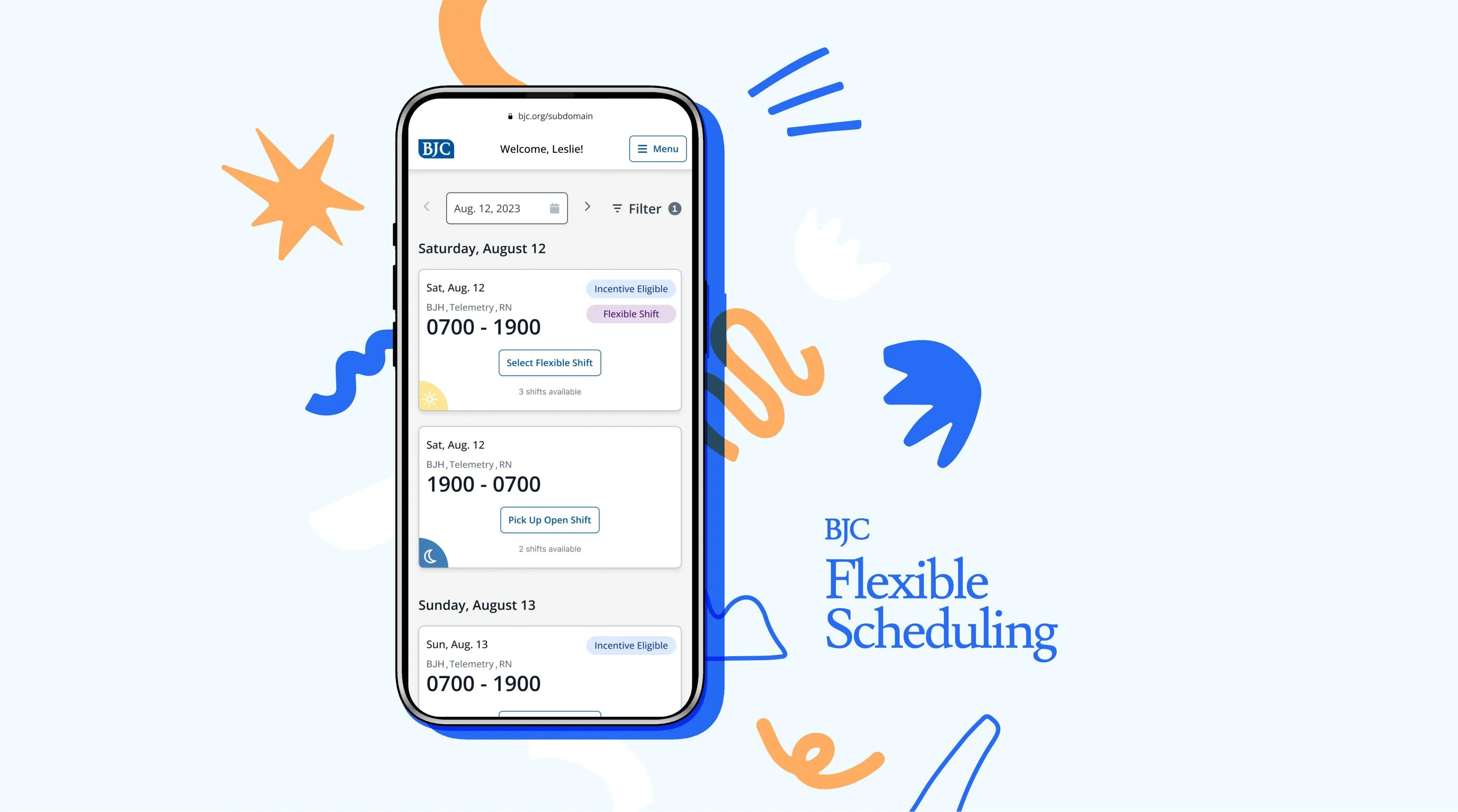 Cover image for the BJC Virtual Nursing project